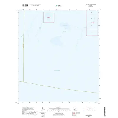 2020 Map of Rollover Lake, 2020 Print
