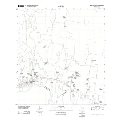 2010 Map of Roma-Los Saenz East, 2010 Print