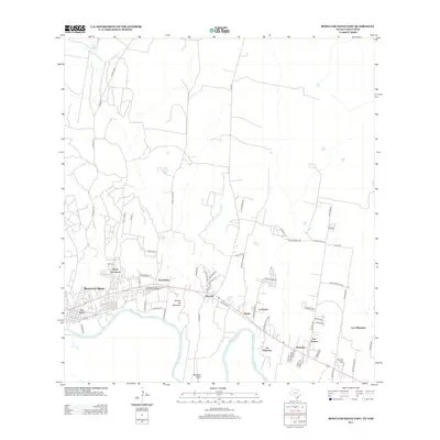 2013 Map of Roma-Los Saenz East, 2013 Print