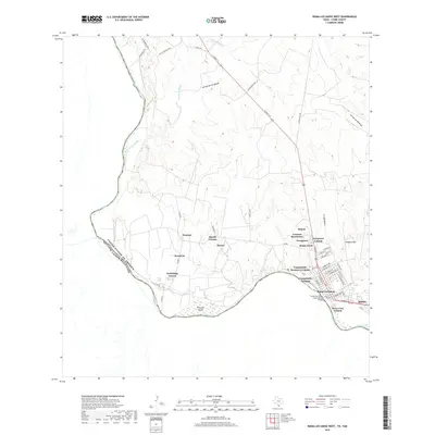 2019 Map of Roma-Los Saenz West, 2019 Print