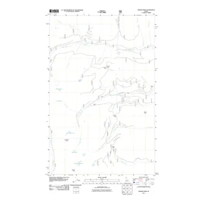 2011 Map of Roman Nose, 2011 Print
