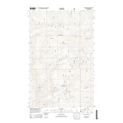 2013 Map of Roman Nose, 2013 Print