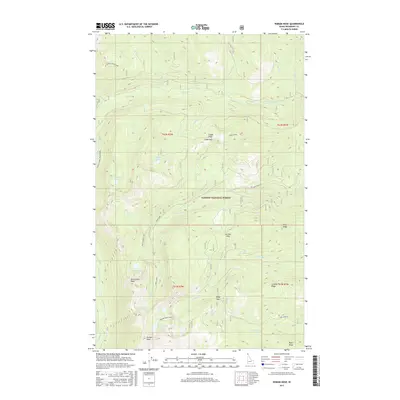 2017 Map of Roman Nose, 2017 Print