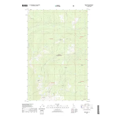 2020 Map of Roman Nose, 2020 Print