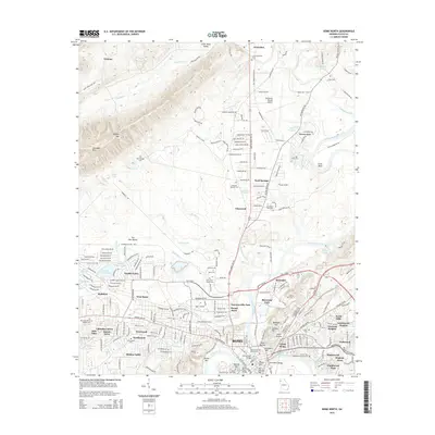 2014 Map of Rome North, 2014 Print