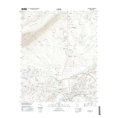 2017 Map of Rome North, 2017 Print