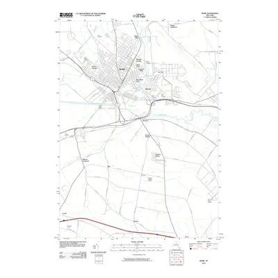 2010 Map of Rome, 2010 Print