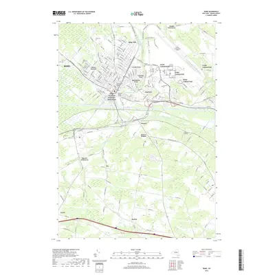 2019 Map of Rome, 2019 Print