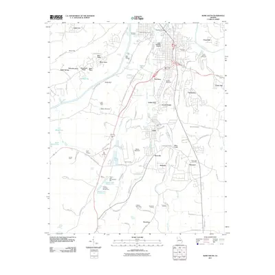 2011 Map of Rome South, 2011 Print