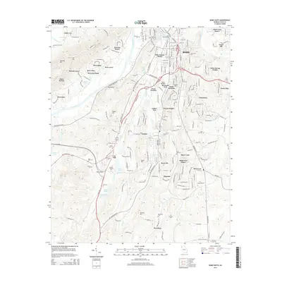 2014 Map of Rome South, 2014 Print
