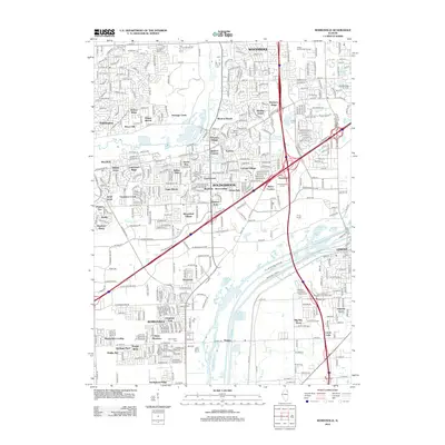 2012 Map of Romeoville, 2012 Print