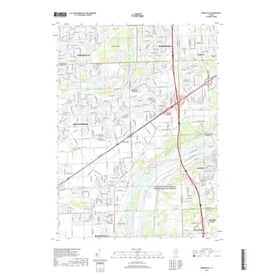 2018 Map of Romeoville, 2018 Print