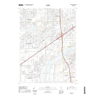 2021 Map of Romeoville, 2021 Print