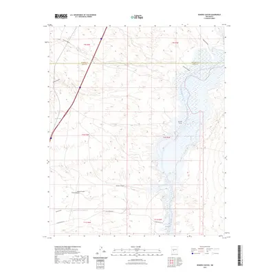 2023 Map of Romero Canyon, 2023 Print