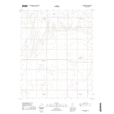 2020 Map of Romero Spring, 2020 Print