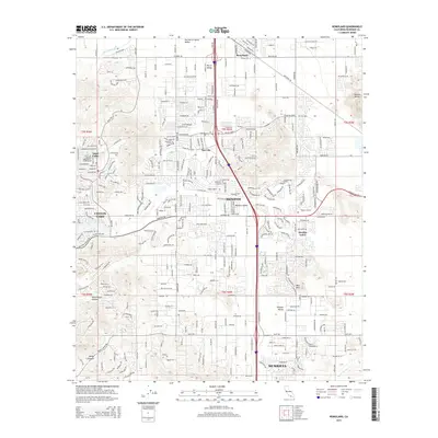 2015 Map of Romoland, 2015 Print