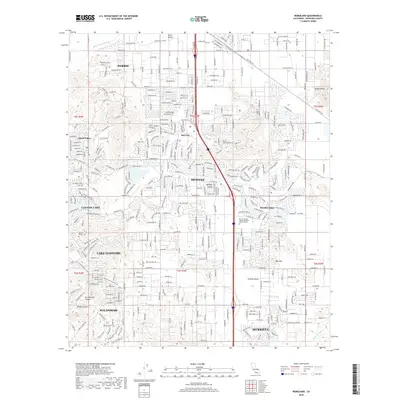 2018 Map of Romoland, 2018 Print