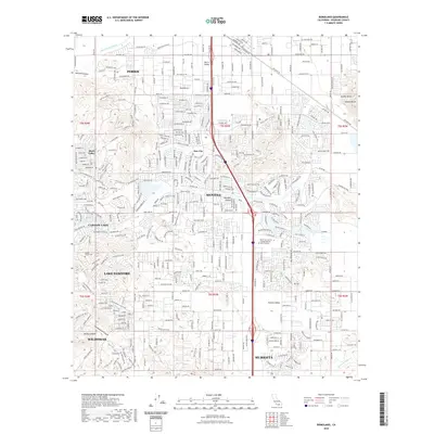 2022 Map of Romoland, 2022 Print
