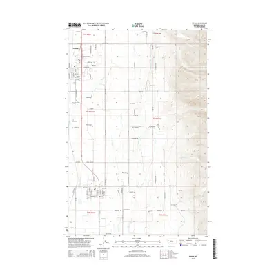 2014 Map of Ronan, 2014 Print