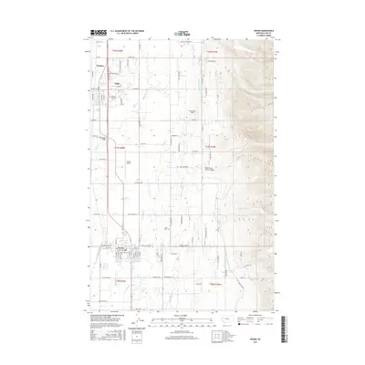 2017 Map of Ronan, 2017 Print