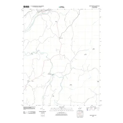 2011 Map of Ronceverte, 2011 Print