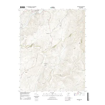 2014 Map of Ronceverte, 2014 Print