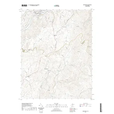 2019 Map of Ronceverte, 2019 Print