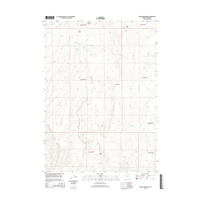 2015 Map of Rongis Reservoir, 2015 Print
