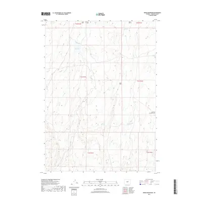 2017 Map of Rongis Reservoir, 2017 Print