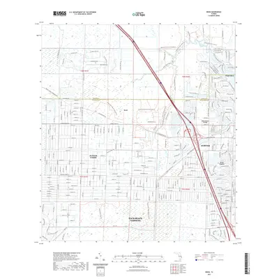2021 Map of Rood, 2021 Print