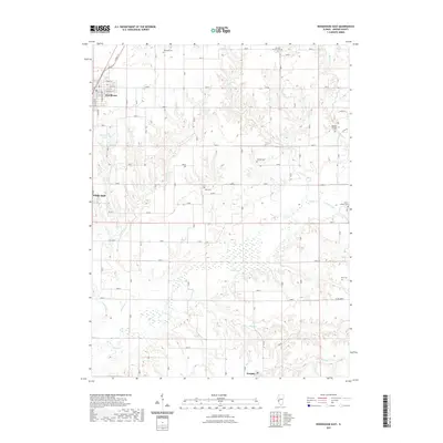 2021 Map of Roodhouse East, 2021 Print