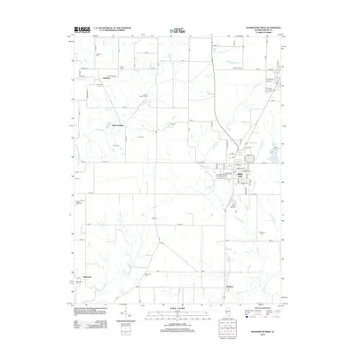 2012 Map of Roodhouse West, 2012 Print