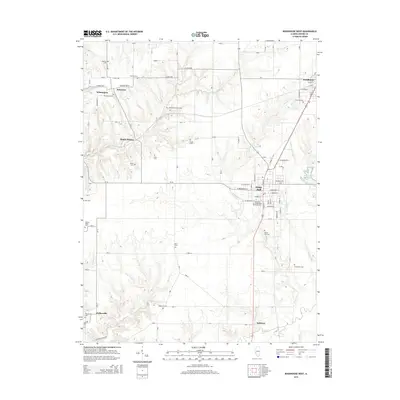 2015 Map of Roodhouse West, 2015 Print