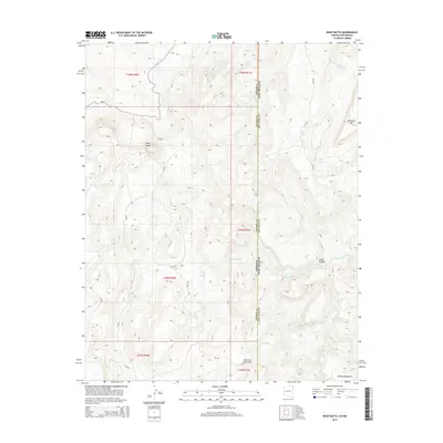 2014 Map of Roof Butte, 2014 Print