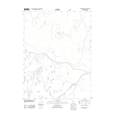 2012 Map of Roop Mountain, 2012 Print