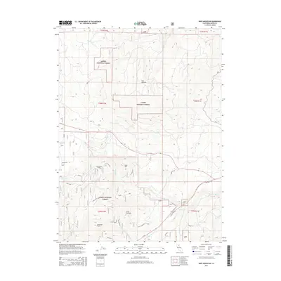 2015 Map of Roop Mountain, 2015 Print