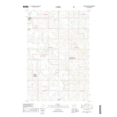 2017 Map of Roosevelt Creek East, 2017 Print