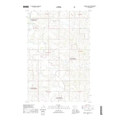 2020 Map of Roosevelt Creek East, 2020 Print