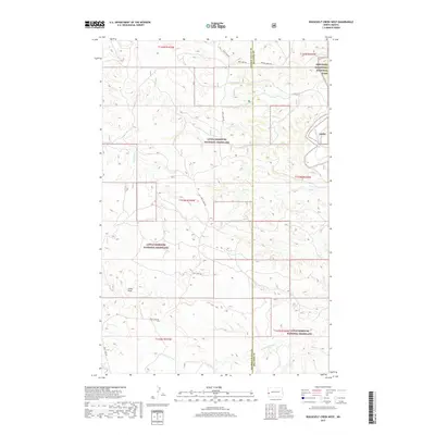 2017 Map of Roosevelt Creek West, 2017 Print