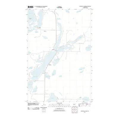 2010 Map of Roosevelt Lake, 2010 Print