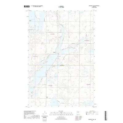 2019 Map of Roosevelt Lake, 2019 Print