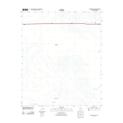 2012 Map of Roosevelt Mine, 2012 Print