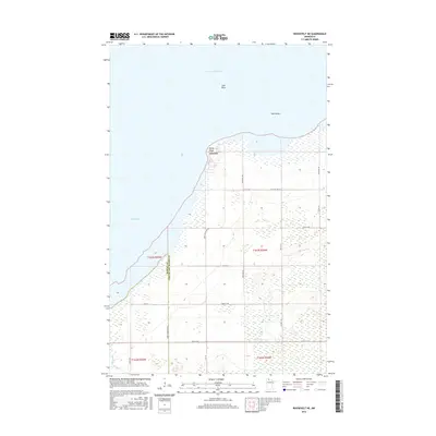 2016 Map of Roosevelt NE, 2016 Print