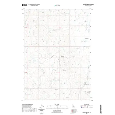 2020 Map of Rooster Comb Peak, 2020 Print