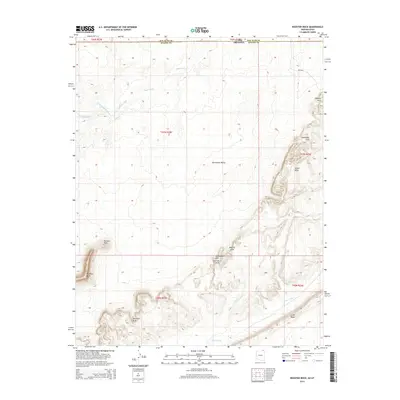 2014 Map of Rooster Rock, 2014 Print