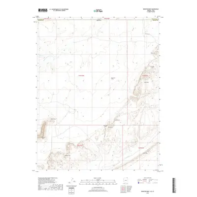 2018 Map of Rooster Rock, 2018 Print