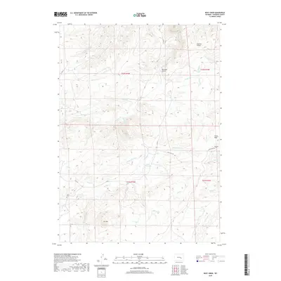 2018 Map of Root Creek, 2018 Print
