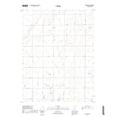 2019 Map of Roper School, 2019 Print
