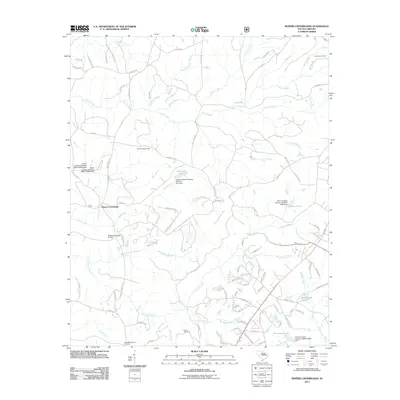 2011 Map of Ropers Crossroads, 2011 Print