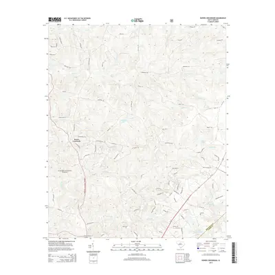 2014 Map of Ropers Crossroads, 2014 Print
